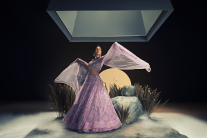 Mirroir Lavender Lehenga Set